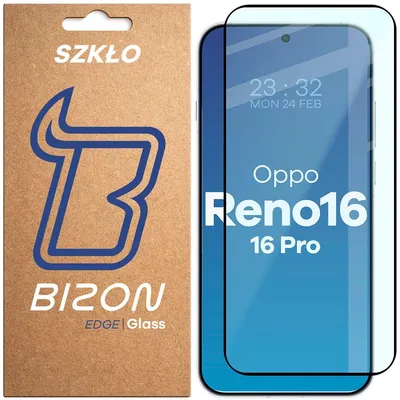 Produktbild von Gehärtetes Glas für Oppo Reno16 / Reno16 Pro 5G, Bizon Glass Edge,