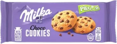 Zdjęcie produktu dla MILKA Ciasteczka Pieguski Ciastka z Kawałkami Czekolady Mlecznej 135g 1szt.