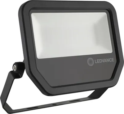 Produktbild von LEDV Flutlichtstrahler PFM schwarz IP65 50W 6000lm 4000K sym 206x218x46mm