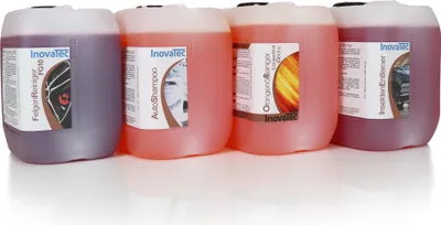 Produktbild von Autopflege 4x5 Autoshampoo Insektenentferner Universalreiniger Felgenreiniger FG Inovatec