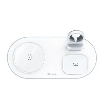 Obrázok produktu pre Wireless Charger Mcdodo CH-7060 3 in 1 15W (mobile/TWS/Apple watch) (white)