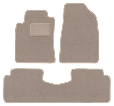 Productafbeelding van Velours automatten voor Toyota Camry V 1996-2001 (sedan) – 3-delig, beige, op maat – Wielganizator LUX