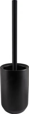 Produktbild von Spirella WC Bürste Toilettenbürste Klobürste "Jaro" Steingut 11 x 41,5 cm - Schwarz