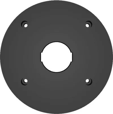 Produktbild von Grundplatte 2608000333 Gleitplatte Fräsplatte für Bosch GFK 600 550 Oberfräse
