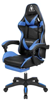 Obrázek produktu pro Kruger&Matz KM0790 Herní židle s podnožkou GX-150, černomodrá