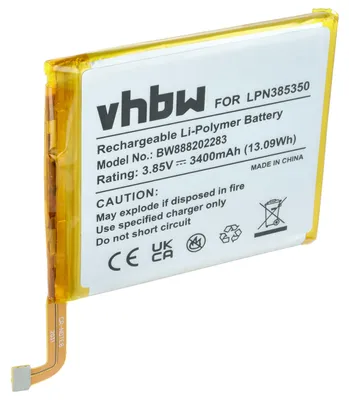 Produktbild von vhbw Akku Ersatz für Crosscall LPN385350 für Handy Smartphone Telefon (3400 mAh, 3,85 V, Li-Polymer)
