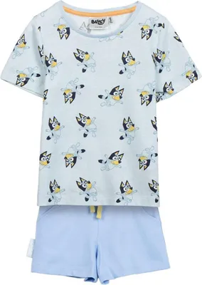 Zdjęcie produktu dla Bluey dziecięcy 2-częściowy strój do biegania - bluza i spodnie - bawełniany komplet 6 lat