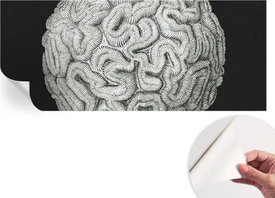 Produktbild von Selbstklebende Wandtapete - Dekorative Tapete für Wohnzimmer - Klebefolie für Wandbilder - Tapetenfolie für Wanddekoration - 208x146 cm - Kugelstruktur