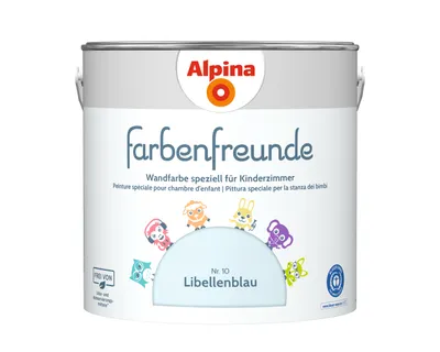 Produktbild von Alpina Farbenfreunde Nr. 10 Libellenblau 2,5 Liter matt