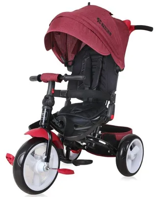 Image de Tricycle Lorelli - Jaguar, Rouge & Noir Luxe