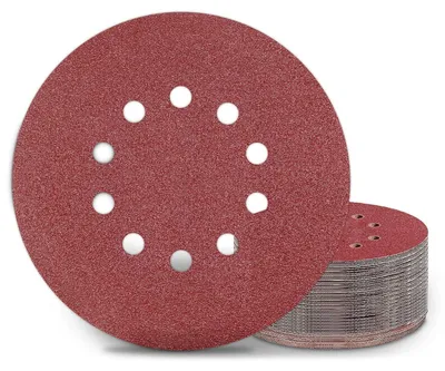 Produktbild von Schleifpapier 25 Stück 225mm Klett P60 10 Loch für Trockenbauschleifer