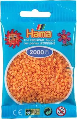 Produktbild von Hama Beads 501-60, Bastelset für Kinder, 10 Jahr(e), PVC, Kastenie, 2000 Stück(e)