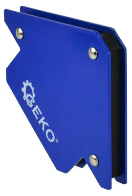 Produktbild von GEKO | Schweißmagnet, mit 11 KG Haftkraft, Winkelmagnet für Schweißer, Schweissmagnet zum Heften, Schweißwinkel, Magnetwinkel