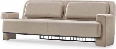 Produktbild von Relax Sofa Design Couch Polster Möbel Dreisitzer xxl big sofas  Beige 223cm