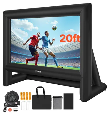 Produktbild von VEVOR aufblasbare Filmleinwand Projektion Beamer Leinwand aus 600D, Projektionsl