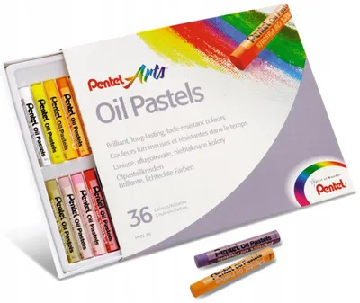 Produktbild von Pentel Ölpastellkreiden 36 Farben Künstlerbedarf