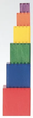 Obrázek produktu pro Dřevěná hrací věž z kostek 6 kamenů DxŠxV 93x93x93mm NOVINKA