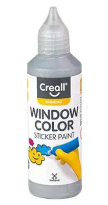 Image de Peinture pour fenêtres Creall Argent - 80 ml