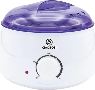 Produktbild von Avizar, Elektrischer Wachserhitzer 100W 500 ml multifunktional zur Enthaarung, Weiß