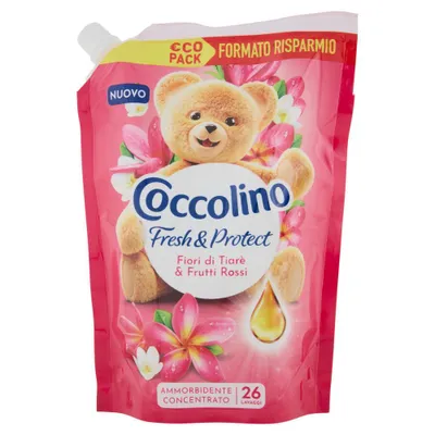 Produktbild von Coccolino Konzentrierter Weichspüler Tiaréblüten & Rote Früchte (Nachfüllpackung) 600ml