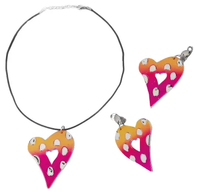 Produktbild von 80s Hearts Schmuckset