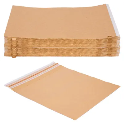 Produktbild von 100 Versandbeutel aus Kraftpapier 120 g/m² wiederverschließbar 42 x 44 cm | Größe und Stückzahl wählbar | Versandtasche Warensendung