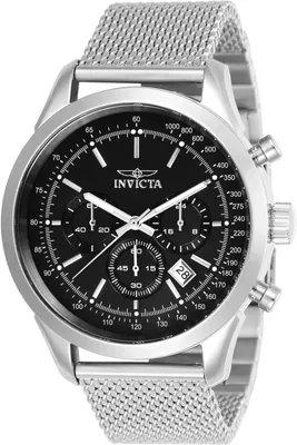 Produktbild von Invicta Speedway 24208 Herrenuhr - Quarzwerk - Edelstahl mit schwarzem Zifferblatt - 45 mm