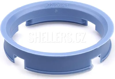 Obrázek produktu pro Vymezovací středící kroužek kol 72,6 / 64,1 (Z15D), plast, světle modrá, přesah kužele 3mm