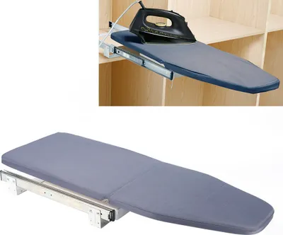 Obrázek produktu pro Nástěnné skládací otočné výsuvné žehlicí prkno pro zásuvkovou skříň 81 cm