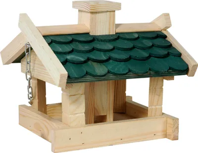Produktbild von dobar Vogelhaus "Thule" aus Holz mit Schindeldach, hängend