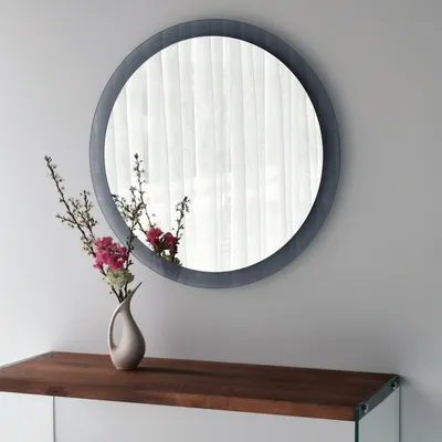 Produktbild von Skye Decor, Aqua- Aqua A346NOS, Rauch, Wandspiegel, 65x65 cm, 100% getempertes Glas (Dicke: 2 cm)