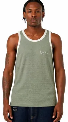 Immagine prodotto di Canotta da uomo Karl Kani Signature Waffle Tank Top Light Olive - M