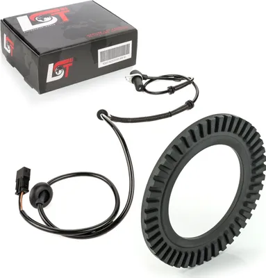 Produktbild von ABS-Sensor und ABS-Ring Set Hinterachse 45 Zähne für AUDI A4 B6 bis 06/2004
