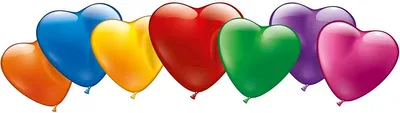 Produktbild von Karaloon 20 bunte Herzballons / Heart Balloons ass.