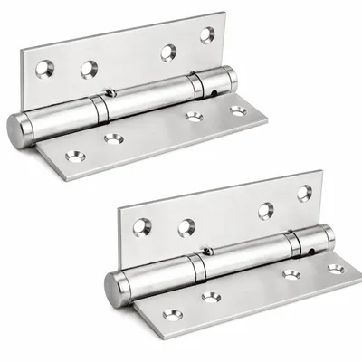 Produktbild von MidGard Hydraulisches Türscharnier mit Kugellager, selbstschließend, Edelstahl Scharnier 2 Stk. inkl. Schrauben