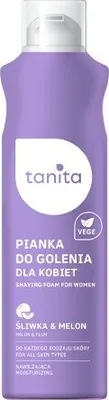 Produktbild von TANITA Veganer Rasierschaum für Frauen für alle Hauttypen Pflaume & Melone 200ml