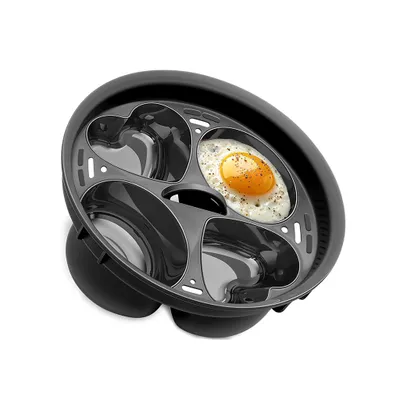 Produktbild von Kuketo | Einsatz Für Thermomix TM6 TM5 TM31 – 4-Fach Eierkocher Einsatz BPA-Frei – Dampfgar Einsatz Für Perfekte Eier & Snacks