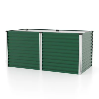 Produktbild von Vitavia Hochbeet "Linus 858" seegras/ alu eloxiert 188 x 96 x 86 cm (L x B x H)