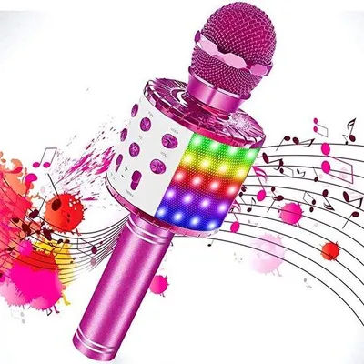 Produktbild von Kinder-Mikrofon, dynamische Mikrofone für Kinder, Spielzeug für Jungen und Mädchen ab 4 Jahren, zu Hause, Party, Karaoke