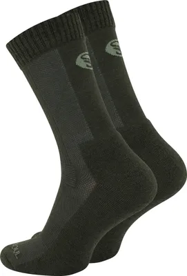 Produktbild von Stark Soul® 1 Paar Merino Outdoor Trekking Socken für Damen und Herren, grün, 35-38