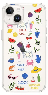 Produktbild von Flexible Hülle für das iPhone 13 Mini, TPU Silikon transparent, Sommeraromen