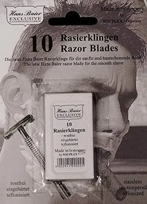 Productafbeelding van Herbapharm Solingen scheermesjes, blisterverpakking, 10 stuks