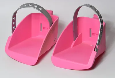 Produktbild von Polisport Fußstützen für Kindersitz Boodie mit Fußriemen Paar Pink