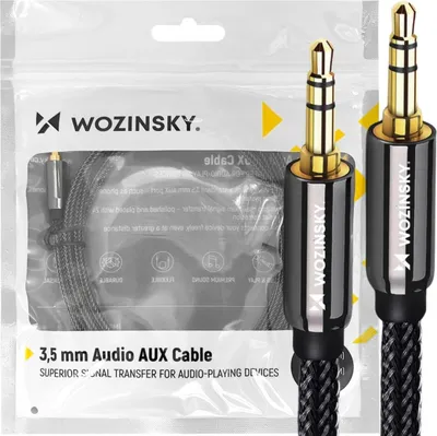 Immagine prodotto di Wozinsky Cavo universale Mini Jack 2X Aux 2 M Nero