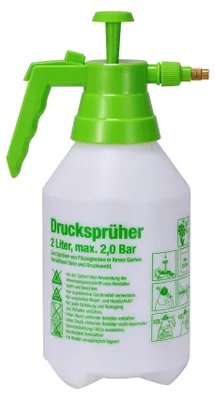 Produktbild von Drucksprüher 2 Liter Pumpsprüher Pflanzensprüher Messingdüse Kunststoff