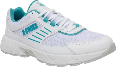 Produktbild von K-Swiss Damen Fario M Sneaker Freizeitschuh 94779-141-M White/Turquoise, Schuhgröße:37.5 EU