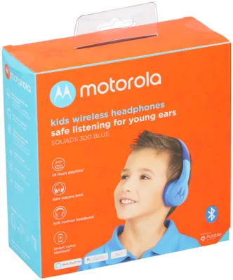Image de Motorola Casque sans fil Kids Squads 300 BT, bleu