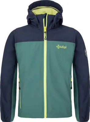 Productafbeelding van Softshelljas voor jongens, KILPI RAVIO-JB SJ0105KI, donkergroen, maat: 98