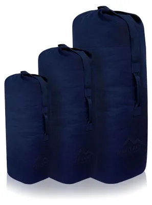 Produktbild von US Seesack aus Baumwolle in Dunkelblau 95 x 50 cm