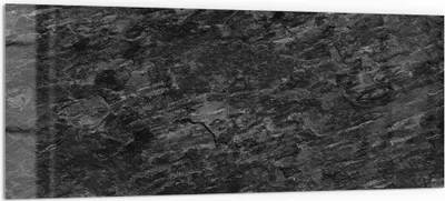 Produktbild von DEQORI Küchenrückwand Glas 125x50 cm 'Dunkle Steinstruktur' Spritzschutz Bad Rückwand